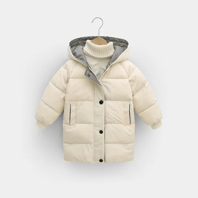 Parka Jas - Tuni Unisex, Zwart/Roze/Blauw/Wit, Polyester, Maat 0-9 Jaar-More For Mini