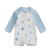 TurtlySafe Zwemromper Baby & Peuter | Lange Mouwen | UV-Bescherming | Schildpad, Palm of Boot Print | 3m-3jr More For Mini