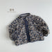 Jas met Panterprint - Muziyouyou Unisex, Panterprint Blauw, Katoen, Maat 0-6 Jaar-More For Mini