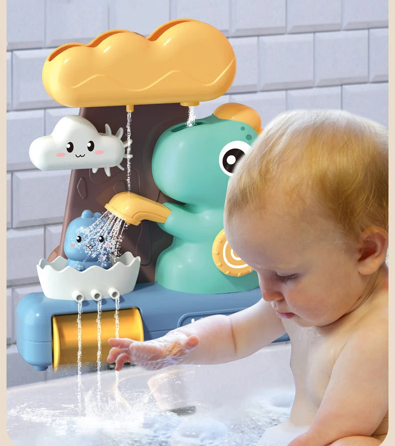 DinoSplash Badfiguren Set – Schattig & Veilig Badspeelgoed voor Kinderen – Spelend Leren & Badplezier More For Mini