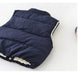 Bodywarmer - Malabo Unisex, Blauw/Groen, Katoen, Maat 0-4 Jaar-More For Mini