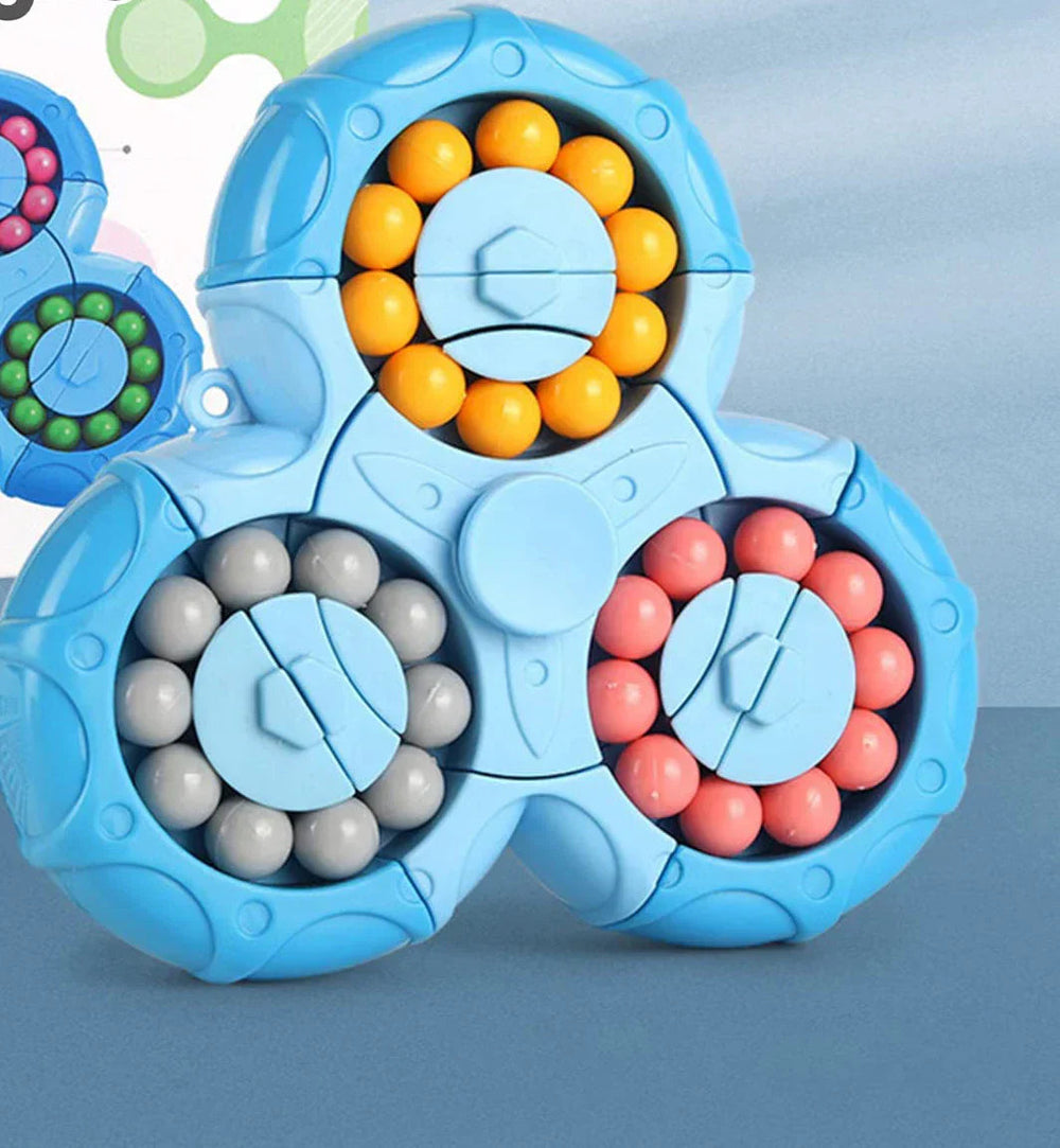 Fidget spinner-pussel för barn – Snurrande antistress- och sensorikleksak Lilla Lycka