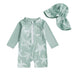 Tide & Tiny Baddräkt Baby Småbarn 0–3 år – UV-skydd – Grön – Hållbar MoreForMini