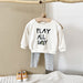Klädset med leggings och tröja – Play All Day Unisex, Grå, Bomull, Storlek 0–3 år More For Mini
