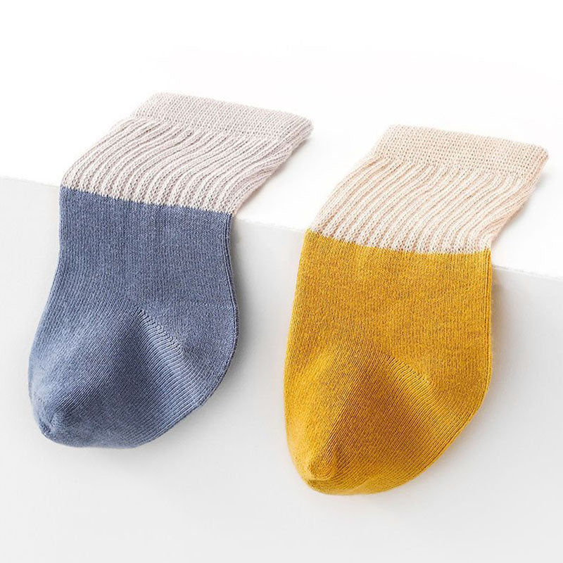 Halkfria babysockor (glider inte ner) – CozyToes Unisex, 6-pack, Flerfärgade, 0–1 år More For Mini