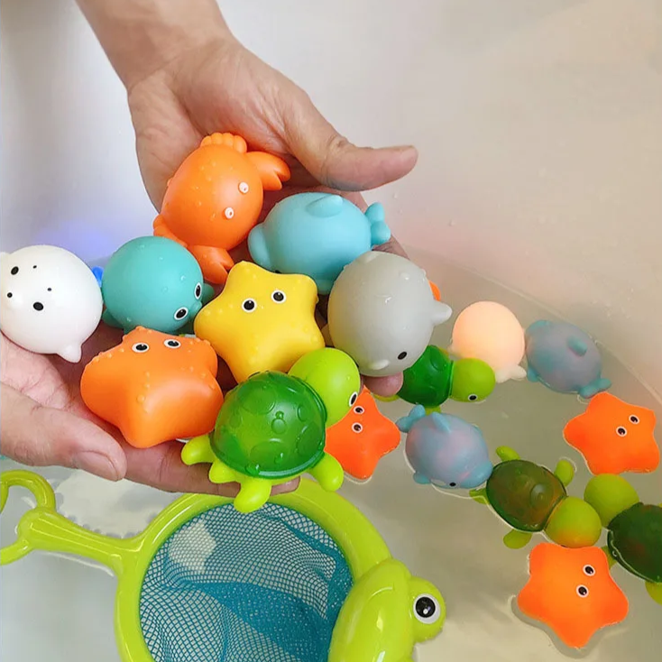 Lichtgevend Badspeelgoed voor Kinderen – Veilig, Interactief & Leuk vanaf 3 Jaar More For Mini