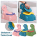 Dino Toilet voor Kinderen – Blauw/Roze/Groen, Antislip, Eenvoudig Schoon te Maken, BPA-vrij-More For Mini