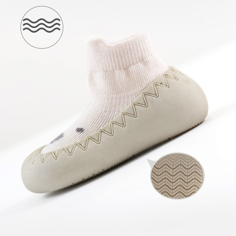 Första Steg Babyskor – Little Paws Unisex, Halksäker Sula, Rosa/Blå/Beige/Brun, Storlek 0–3 År More For Mini