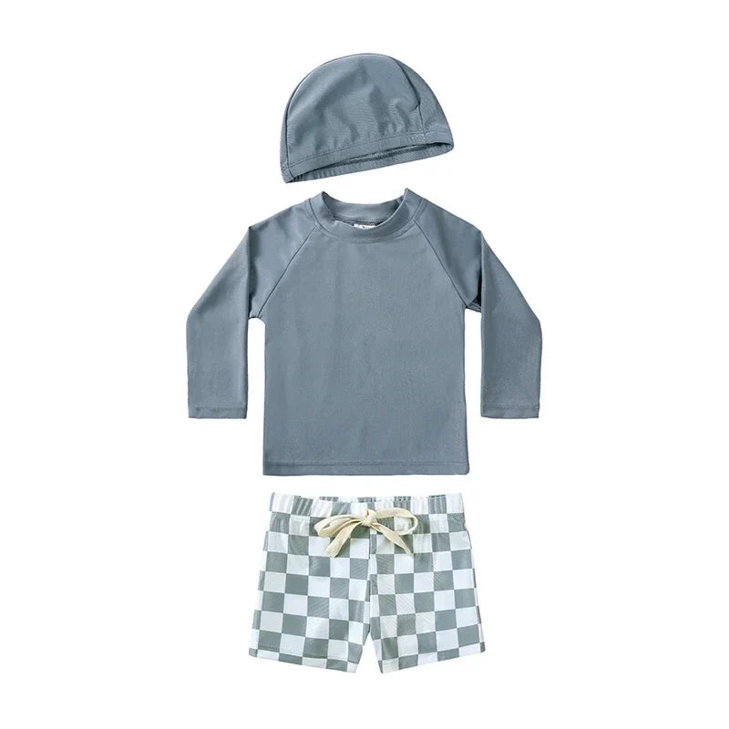 UV Simset Barn med Hatt – Solskydd 3-delar | 9M-7 år More For Mini