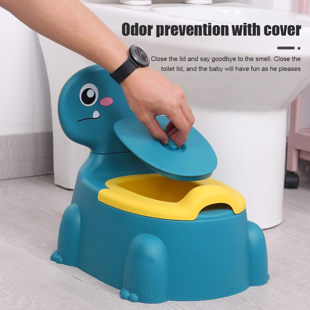 Dino Toilet voor Kinderen – Blauw/Roze/Groen, Antislip, Eenvoudig Schoon te Maken, BPA-vrij-More For Mini