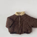 Gewatteerde Jas - Little Wanderer Jongens, Bruin/Beige, Katoen, Maat 0-6 Jaar-More For Mini