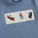 JungleJump Zomerset Jongens | T-shirt met Aapjes & Gestreepte Short | Katoen & Polyester | 6mnd–4jr | Blauw & Geel More For Mini