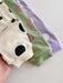 Träningsdräkt med prickar – DottyDays Flickor, Lila/Beige/Grön, Bomull, Storlek 0–4 år More For Mini