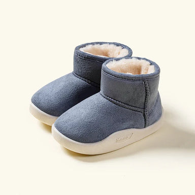 Warme Winterlaarzen - Abuya Unisex, Beige/Bruin/Blauw/Roze, Suède, Maat 14-20-More For Mini