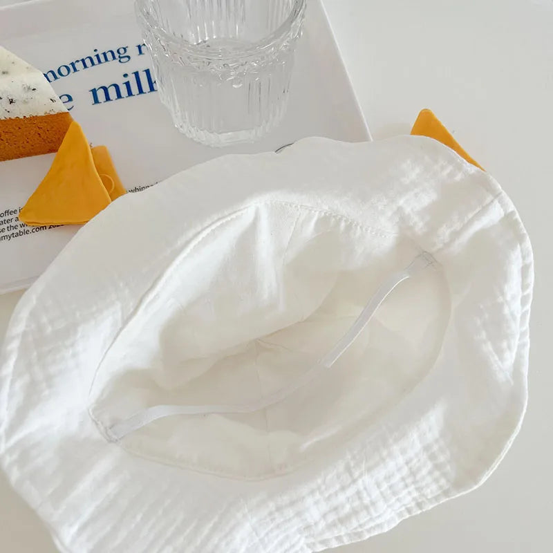 Baby Bear Setje – Ademend Zomer Rompertje met Zonnehoedje voor Baby’s 3-24 maanden More For Mini