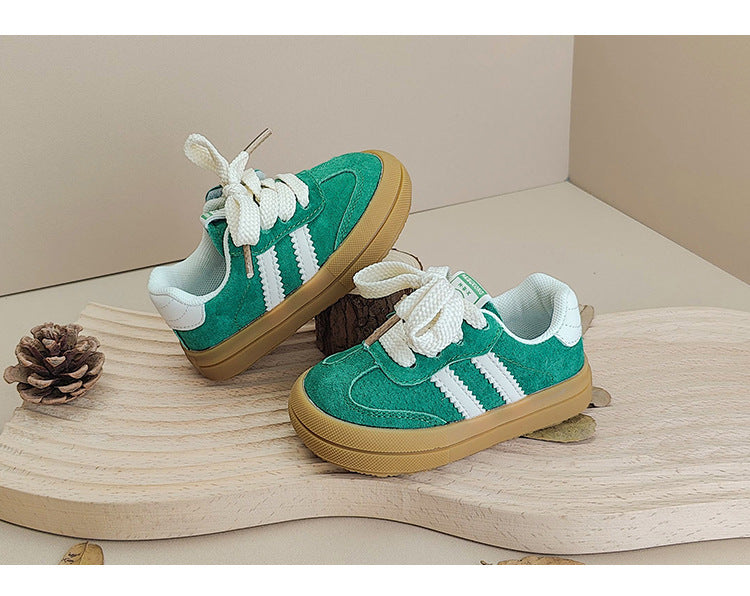 Sneaker med Skosnören – TinyStride Unisex, Gul/Rosa/Grön, Storlek 0–3 År More For Mini