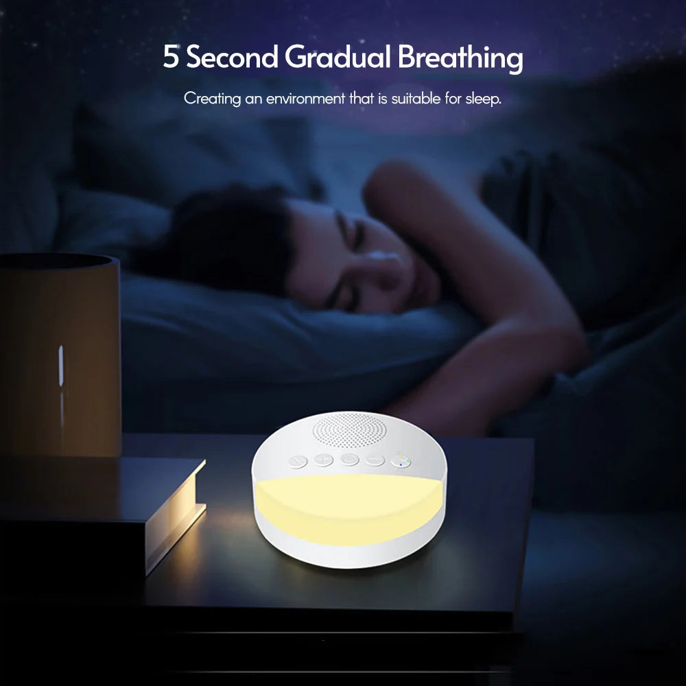 Baby White Noise Maskin – USB Sovmaskin med Nattlampa & Timer More For Mini