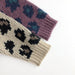 Gebreid Vest met Luipaard print - Meisjes, Beige/Paars, Katoen, Maat 0-6 Jaar-More For Mini