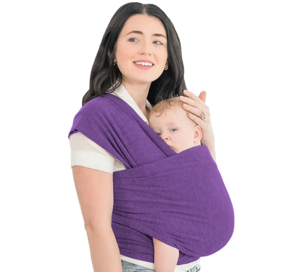 ComfortCarry Baby Draagdoek – Ergonomische Draagdoek met Rugondersteuning en Flexibele Draagposities More For Mini