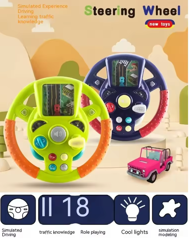 Speelgoed Stuurwiel – MiniDrive, Maxi Plezier voor Kleine Bestuurders! 🚗🎉-More For Mini