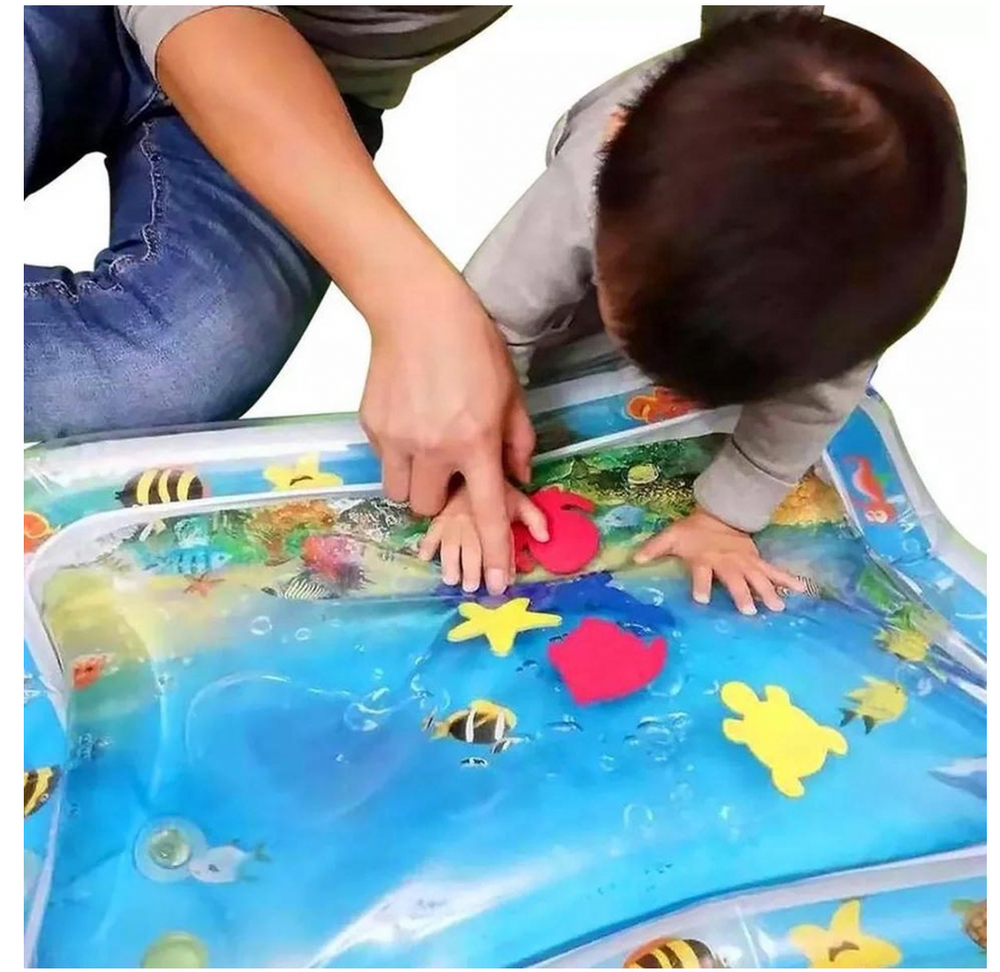 Baby Water Speelmat voor Buiktijd – Stimuleert Spierontwikkeling & Motorische Vaardigheden More For Mini