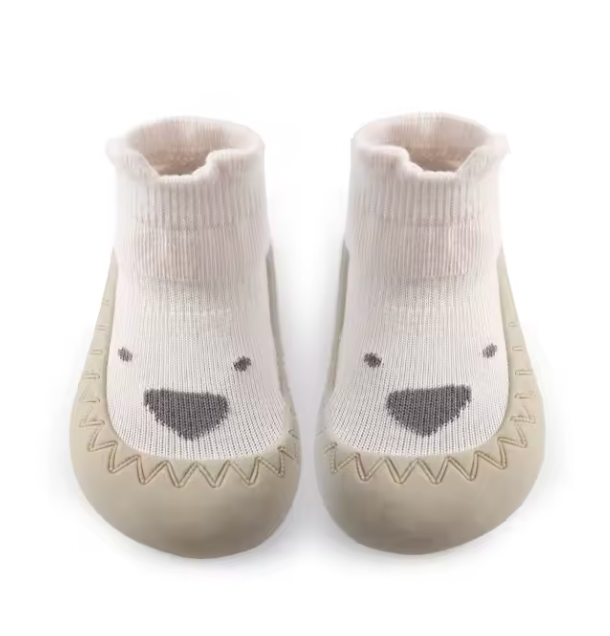 Första Steg Babyskor – Little Paws Unisex, Halksäker Sula, Rosa/Blå/Beige/Brun, Storlek 0–3 År More For Mini