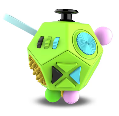 Anti-Stress Kubus voor Volwassenen & Kinderen – Focus, Rust & Concentratie – 12-in-1 Sensorisch Speelgoed More For Mini