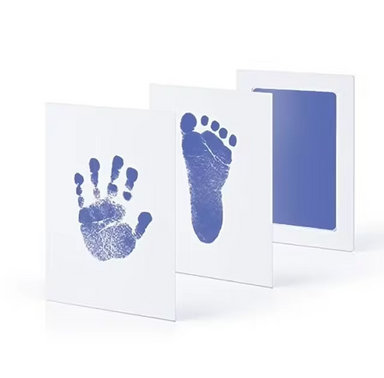Inktvrije Hand- en Voetafdrukken Set voor Baby’s – Herinneringen zonder Rommel, Zwart/Blauw/Roze/Rood More For Mini
