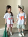 Frubino Frukt & Grönt Set – Sommarklädeset Baby/Småbarn/Barn 0–9 år – T-shirt + Rutiga Shorts – 100 % Bomull – Unisex – Fruktmotiv More For Mini