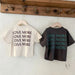 Oversized T-shirt – CozyLove Unisex, Grå/Beige, Bomull, Storlek 0–8 år More For Mini