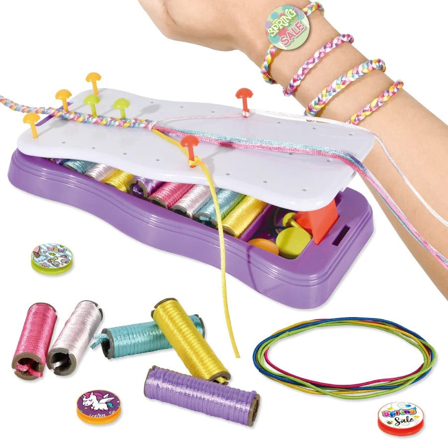 Kreativt Stickset för Barn – Gör Armband & Armringar | Pedagogiskt Leksak för 3+ År More For Mini