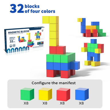 Magnetische Bouwblokken voor Kinderen – Educatief Speelgoed vanaf 3 Jaar More For Mini