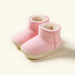 Warme Winterlaarzen - Abuya Unisex, Beige/Bruin/Blauw/Roze, Suède, Maat 14-20-More For Mini