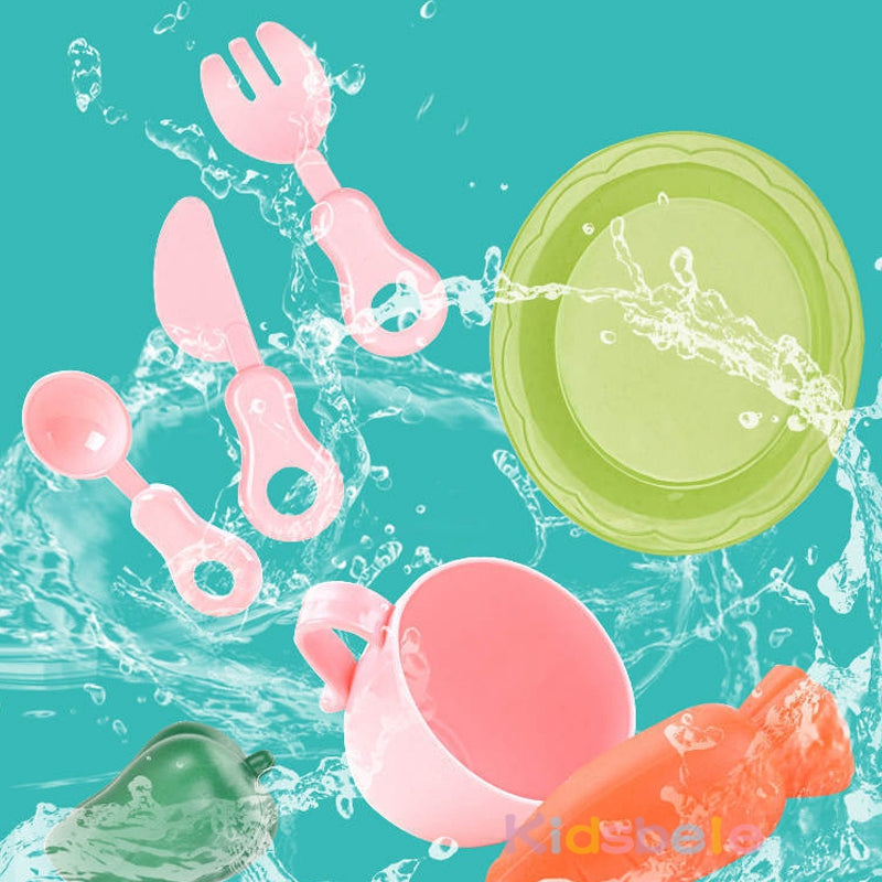 SplashSink 2-i-1 Leksakshandfat & Fiskelek med Strömmande Vatten | Interaktiv Vattenleksak (2–6 År) More For Mini