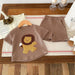 Våffeltygsset T-shirt & Shorts med Lejon – Little Roar Baby Småbarn, Brun/Beige, Bomull, Storlek 0–3 år More For Mini
