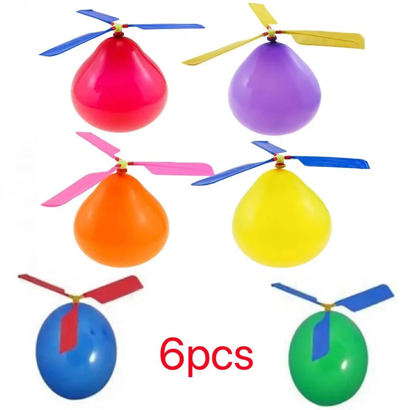 Ballonghelikopter Leksak 6 St – Flygande Ballonger Utomhusleksak More For Mini