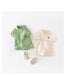Polo Play Babyset – Somrig Unisex Outfit med Polotröja och Shorts | Storlek 0–3 år | Grön & Beige MoreForMini