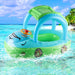Baby Simring med Baldakin – Bil Float för Småbarn | Säker & Lekfull More For Mini