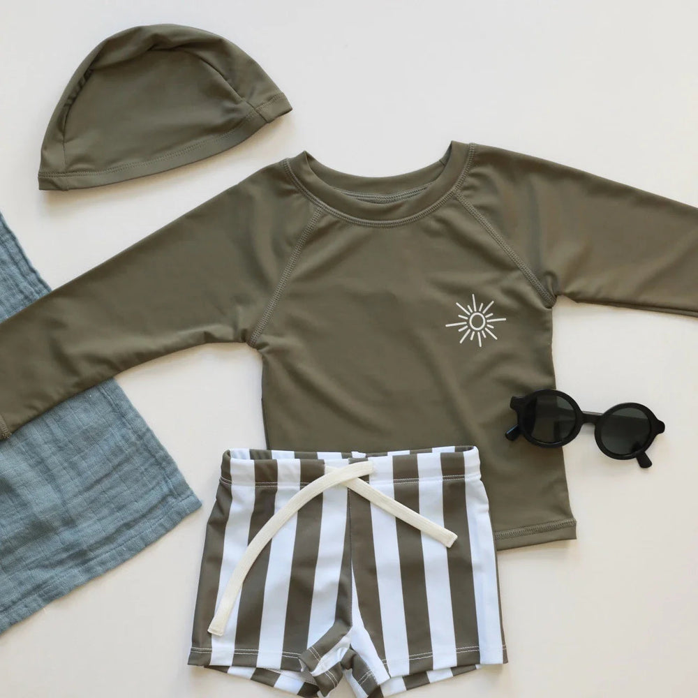 Baby Pojkar UV Simset med Hatt – UPF 50+ | 9M-7 år More For Mini