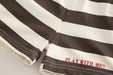 Sommar Randigt Klädset T-shirt + Shorts Jogging – Baby Småbarn Förskolebarn Doggo Days, Brun/Svart, Bomull, Storlek 0–5 år More For Mini