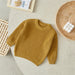 Gebreide Trui - Amba Unisex, Wit/Zwart/Blauw/Roze/Groen/Grijs/Bruin, Katoen, Maat 0-6 jaar-More For Mini