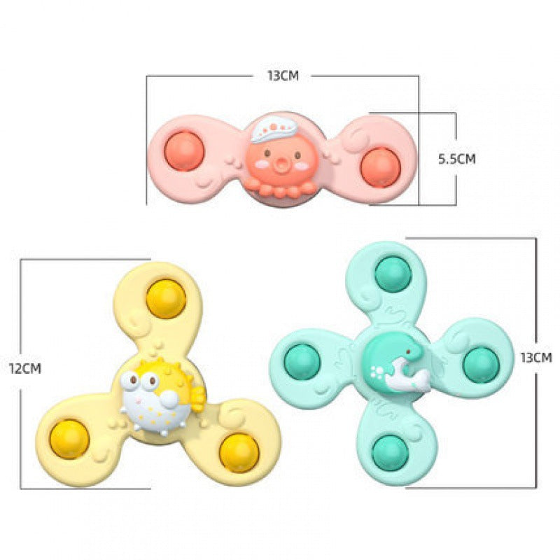 3-delat Fidget Spinner Set – Sensorisk Badleksak för Småbarn More For Mini