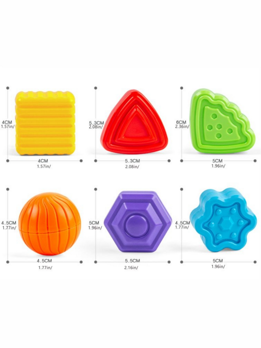 Sensorisk formkub – KibiTots Baby, Montessori, BPA-fri, från 6 månader More For Mini