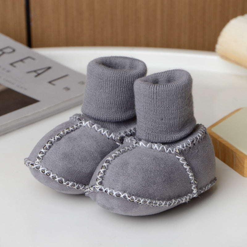 Babytossor – CuddleToes Unisex, Brun/Grå/Beige/Rosa/Röd/Blå, Mocka, Storlek 0–12 Månader More For Mini