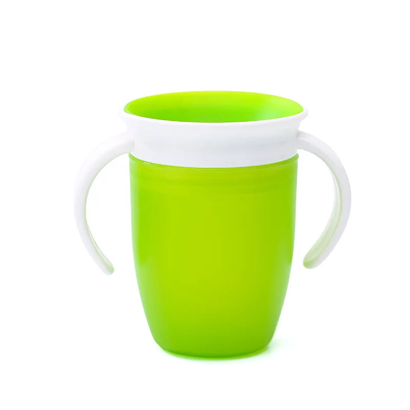 Spillfri babydrickmugg 360° – Självständig dryck utan spill | Säker & BPA-fri More For Mini