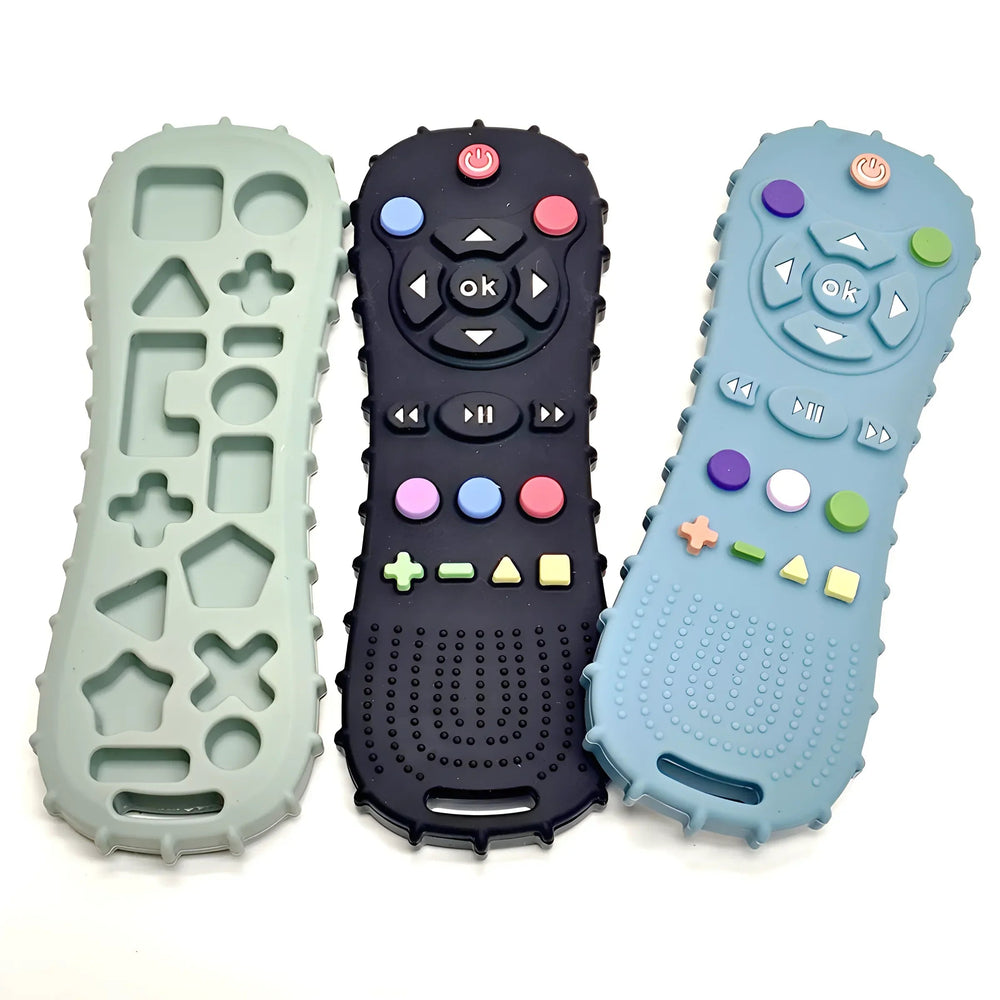 Baby Bitring Fjärrkontroll – Silikon Tuggleksak | BPA-fri More For Mini