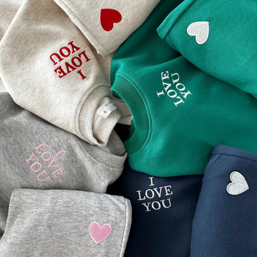 Träningsset I Love You – Baby, Småbarn, Förskolebarn, Barn, Bomull, Storlek 0–6 år More For Mini