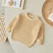 Gebreide Trui - Amba Unisex, Wit/Zwart/Blauw/Roze/Groen/Grijs/Bruin, Katoen, Maat 0-6 jaar-More For Mini