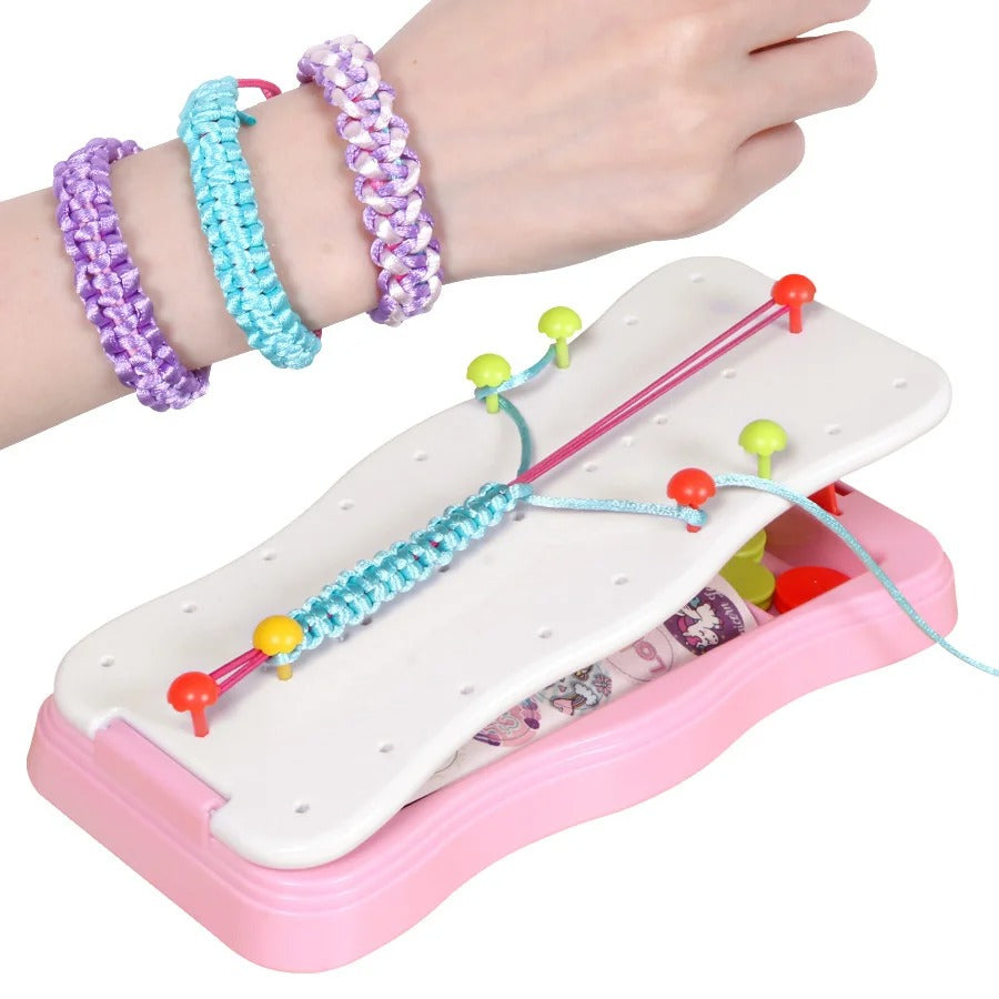 Kreativt Stickset för Barn – Gör Armband & Armringar | Pedagogiskt Leksak för 3+ År More For Mini