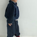 Joggingpak met Fleece - CozyFit Unisex, Grijs/Blauw, Katoen, Maat 0-6 Jaar-More For Mini